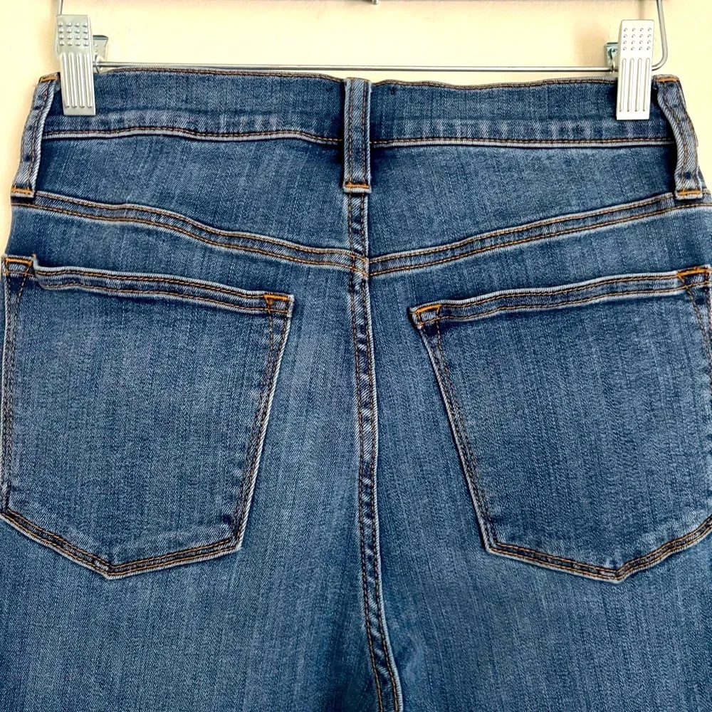 J. Crew Jeans Skinny 10” High Rise Raw Hem Sz 28 Inseam-26”